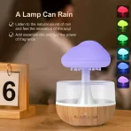 Rain Cloud Humidifier 7 Color light Water Drop Aromatherapy -Mashroom - Image 4