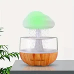 Rain Cloud Humidifier 7 Color light Water Drop Aromatherapy -Mashroom