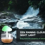 Rain Cloud Humidifier 7 Color light Water Drop Aromatherapy -Mashroom - Image 8