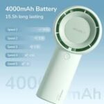 JISULIFE FA43 Handheld Powerful Turbo Fan 4000mAh